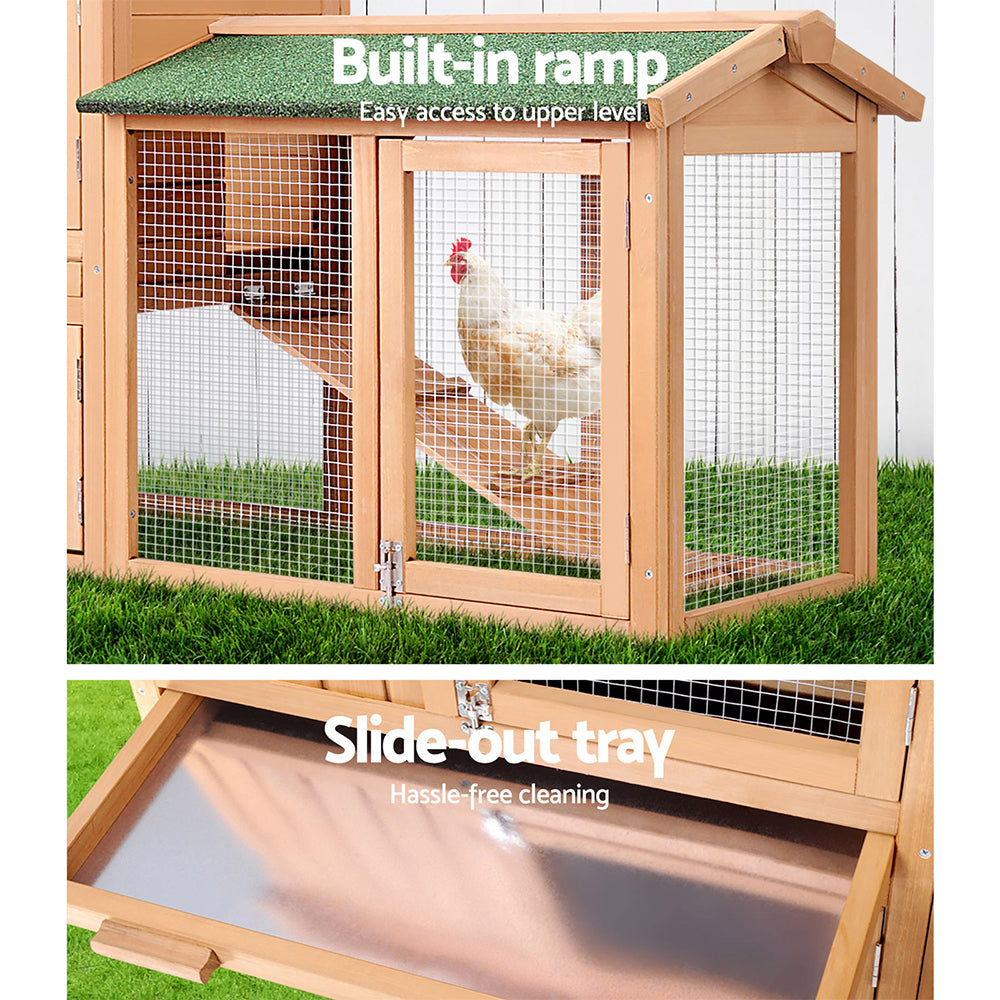 138cm Wide Wooden Pet Coop