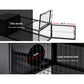 Rabbit Cage Hutch Cages Indoor Outdoor Hamster Enclosure Pet Metal Carrier 122CM Length