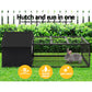 Rabbit Cage Hutch Cages Indoor Outdoor Hamster Enclosure Pet Metal Carrier 162CM Length