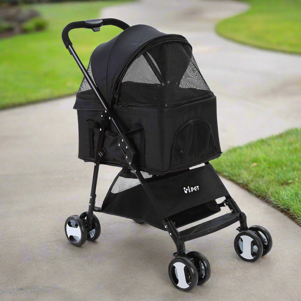 Black Pet Stroller