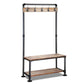 Clothes Rack Shoe  Rack Vintage Coat Stand Hallway Shelf