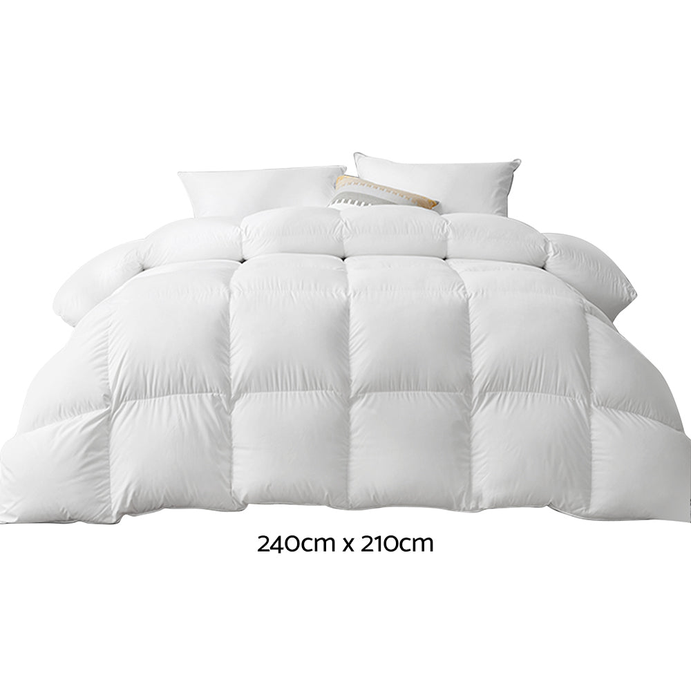 Bedding Duck Down Feather Quilt 700GSM King Size