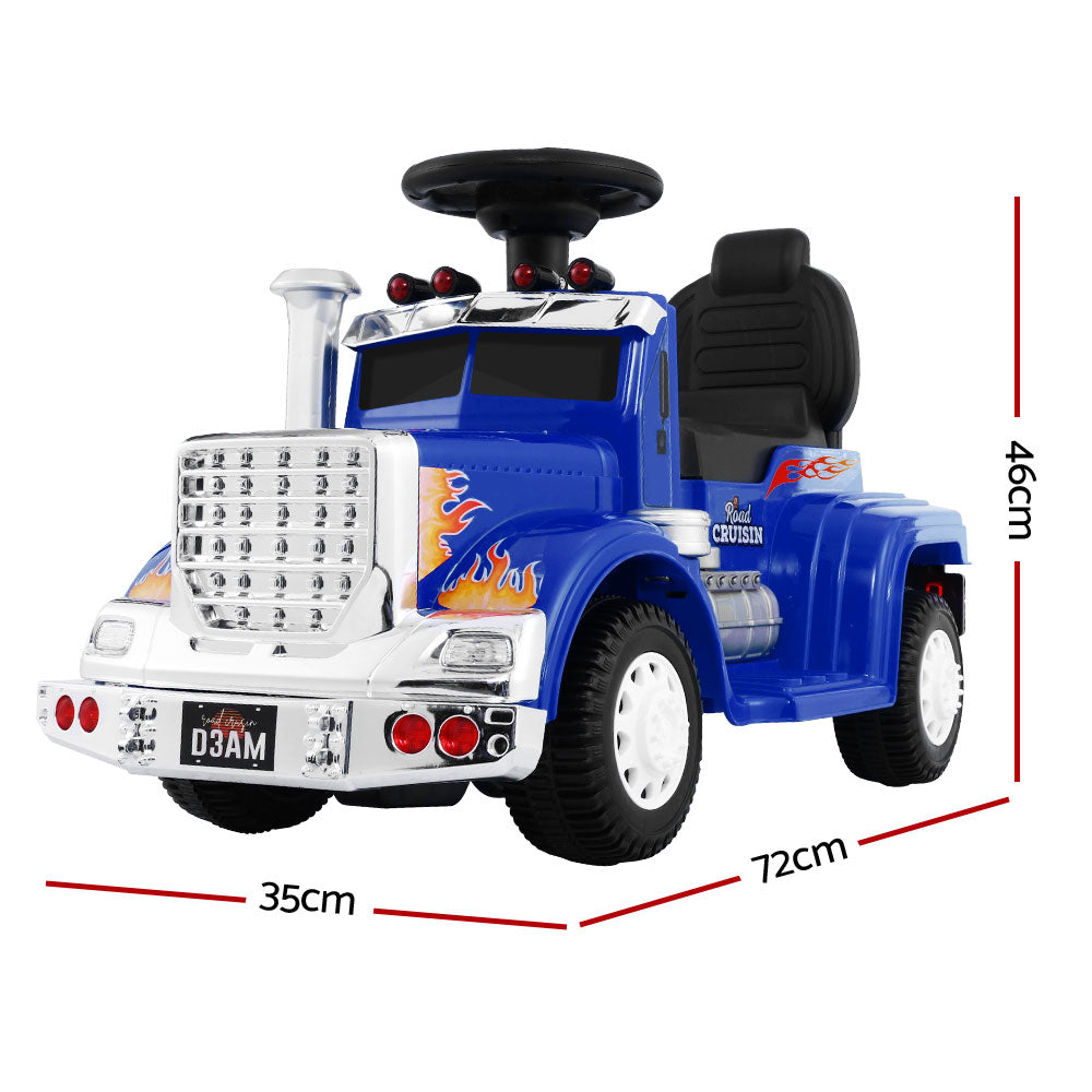 Ride On Cars Kids Electric Toys Car Battery Truck Children's Motorbike Toy  Blue