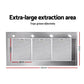 1200mm Commercial BBQ Rangehood - Silver