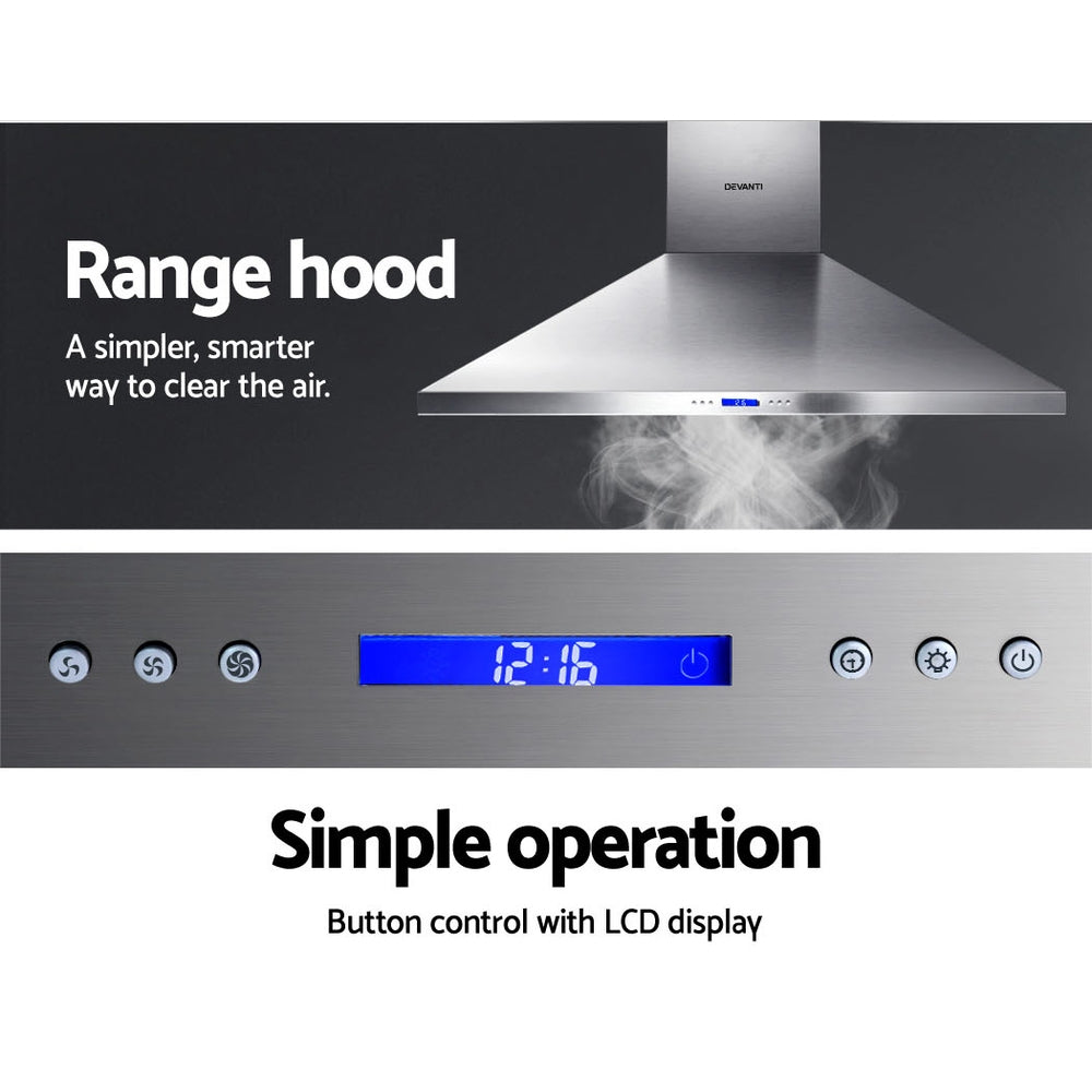 Range Hood Commercial Rangehood BBQ Hoods Kitchen Alfresco Canopy 1500mm