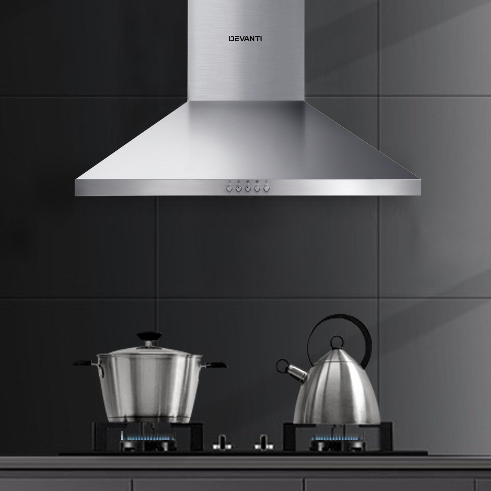 Silver Range Hood