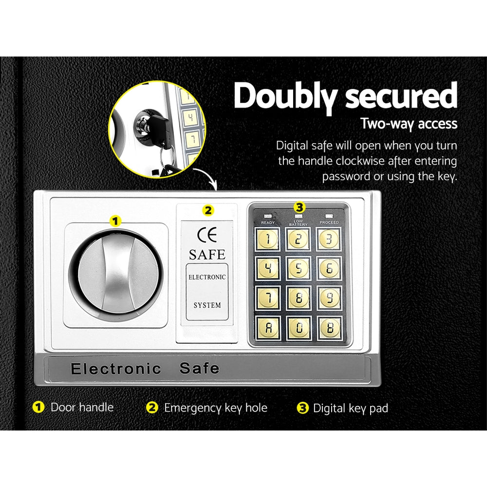 Electronic Safe Digital Security Box 20L