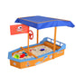 Boat-shaped Canopy Sand Pit