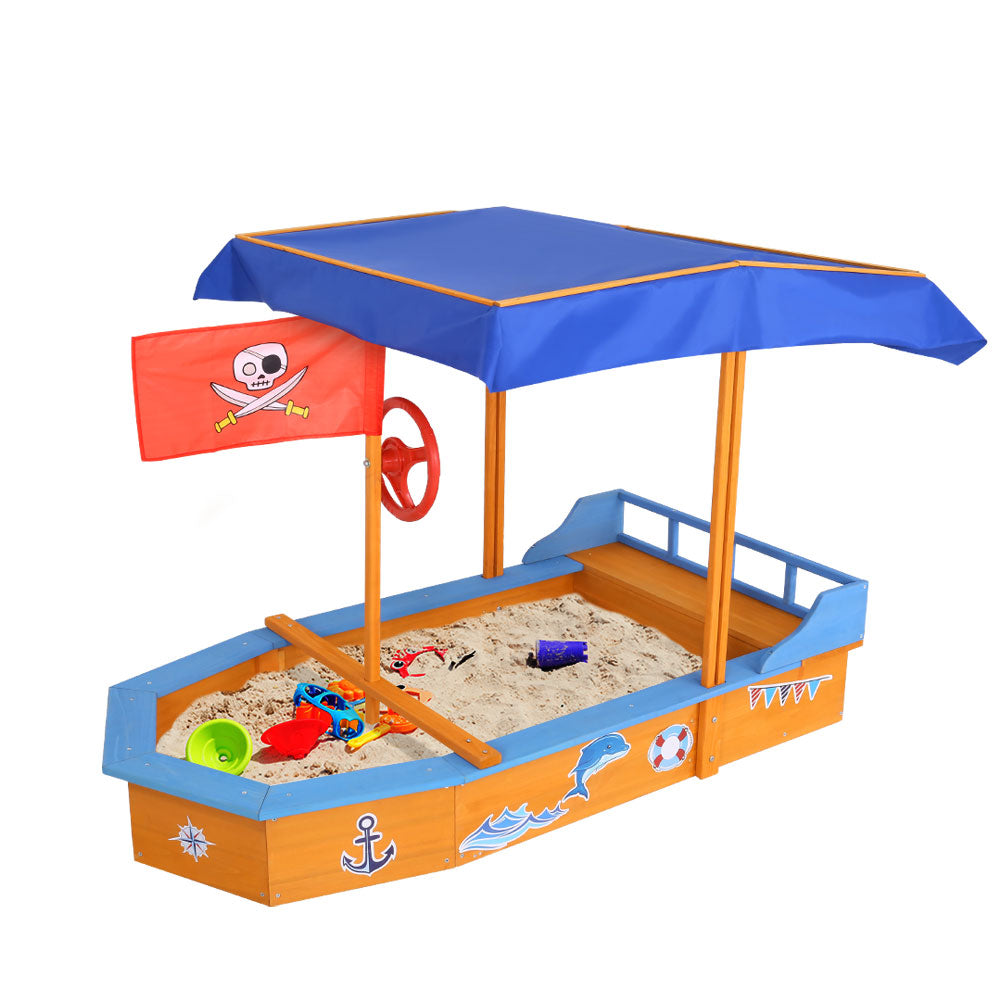 Boat-shaped Canopy Sand Pit