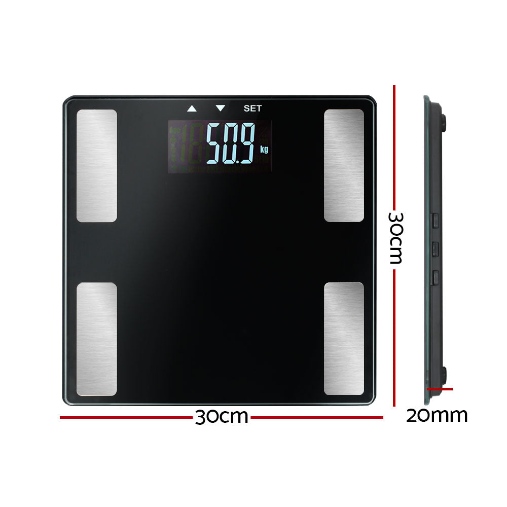 Electronic Digital Bathroom Scales Body Fat Scale Bluetooth Weight 180KG