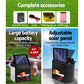 Electric Fence Energiser 5km Solar Powered Charger + 500m Rope