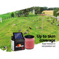 Electric Fence Energiser 5km Solar Powered 0.15j Set+ 1200m Tape
