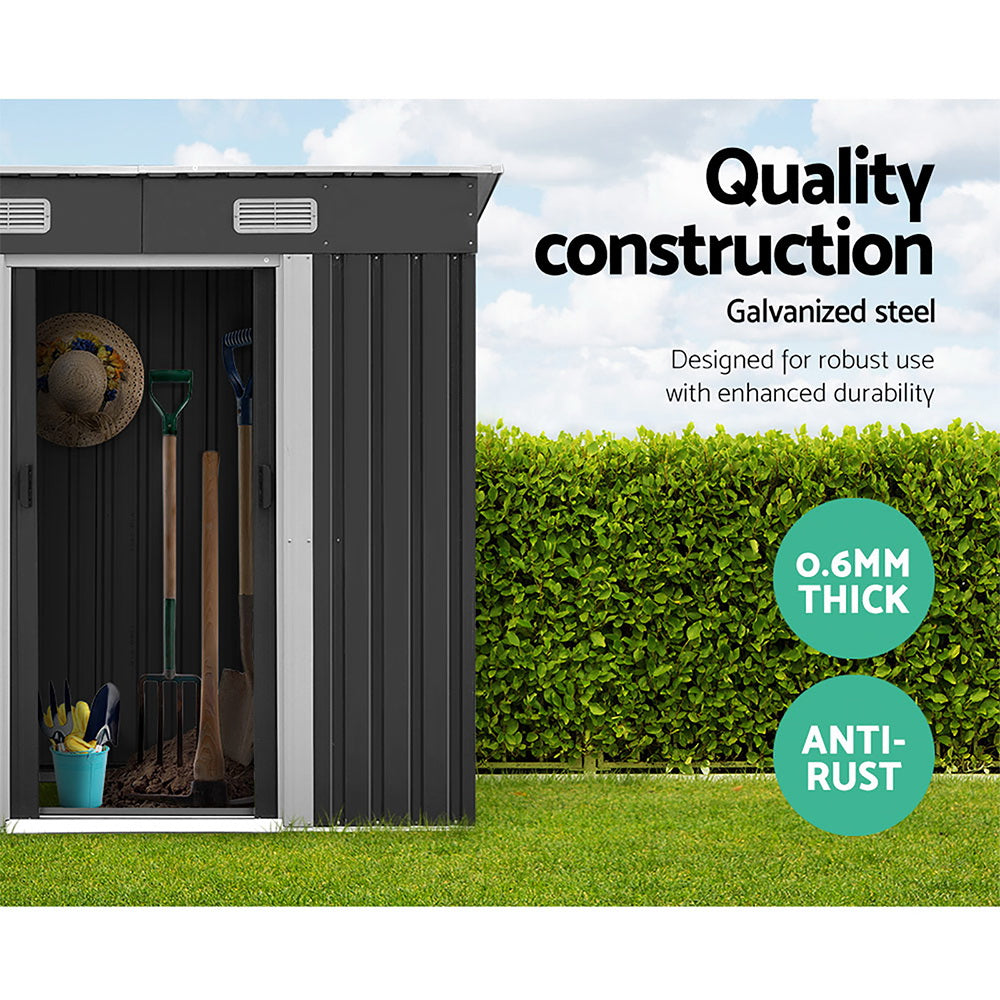 Garden Shed 1.94x1.21M Outdoor Storage Sheds Tool Workshop