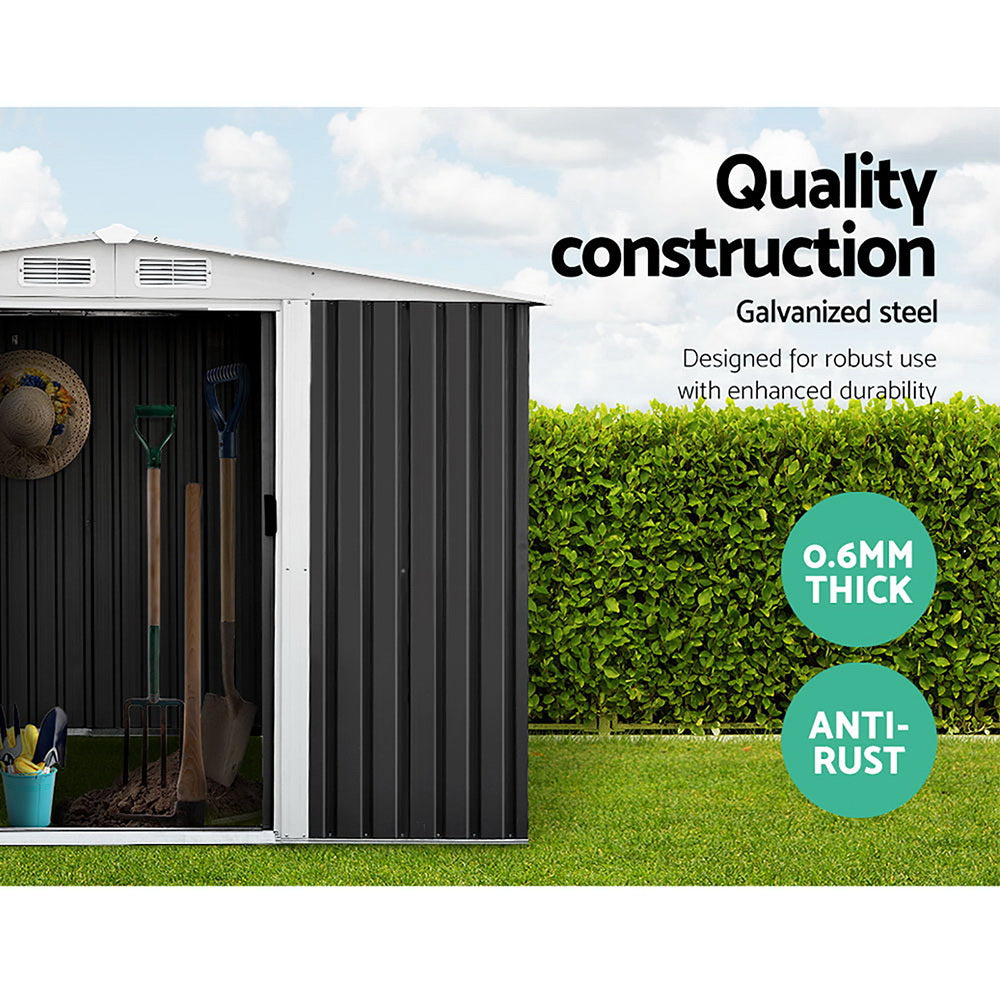 Garden Shed Outdoor Storage Sheds Tool Workshop 2.58X2.07M