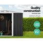 Garden Shed Outdoor Storage Sheds Tool Workshop 2.58X2.07M with Base