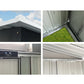 Garden Shed Outdoor Storage Sheds Tool Workshop 2.58X2.07M with Base
