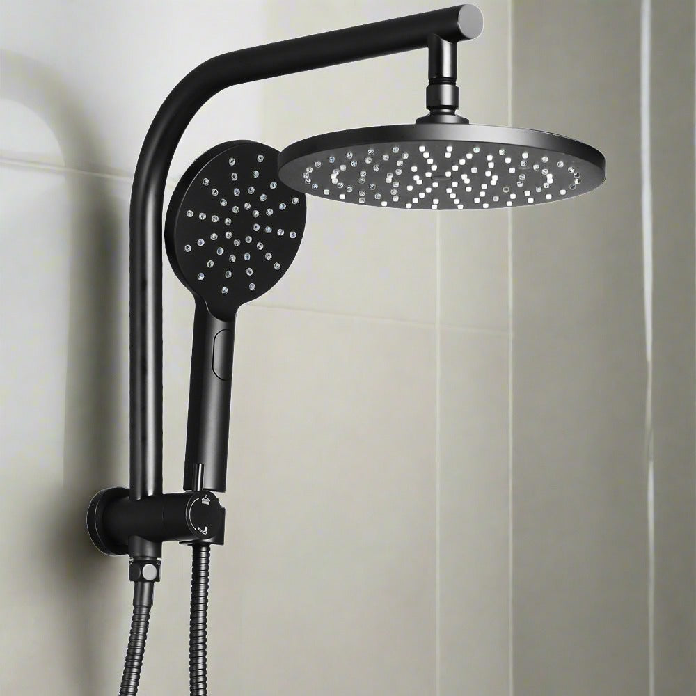 Round Black Shower Head 