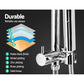 WELS 9'' Rain Shower Head Set Round Handheld High Pressure Wall Chrome