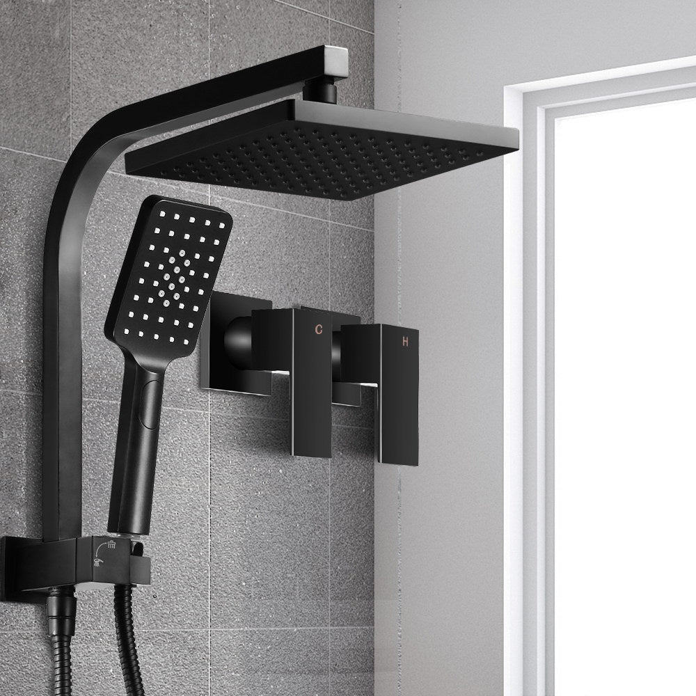 Black Shower Head with Mixers