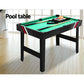 4FT 4-In-1 Soccer Table Tennis Ice Hockey Pool Game Football Foosball Kids Adult