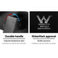 WELS Bathroom Tap Wall Square Black Basin Mixer Taps Vanity Brass Faucet