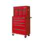 14 Drawers Toolbox Chest Cabinet Mechanic Trolley Garage Tool Storage Box