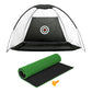 Golf Practice Net And Training Mat Set Cage Training Aid Hitting Mat