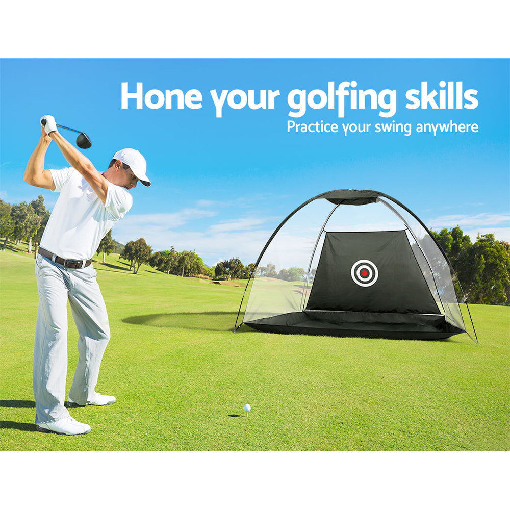 3M Golf Practice Net Tent Portable Training Aid Driving Target Mat Soccer