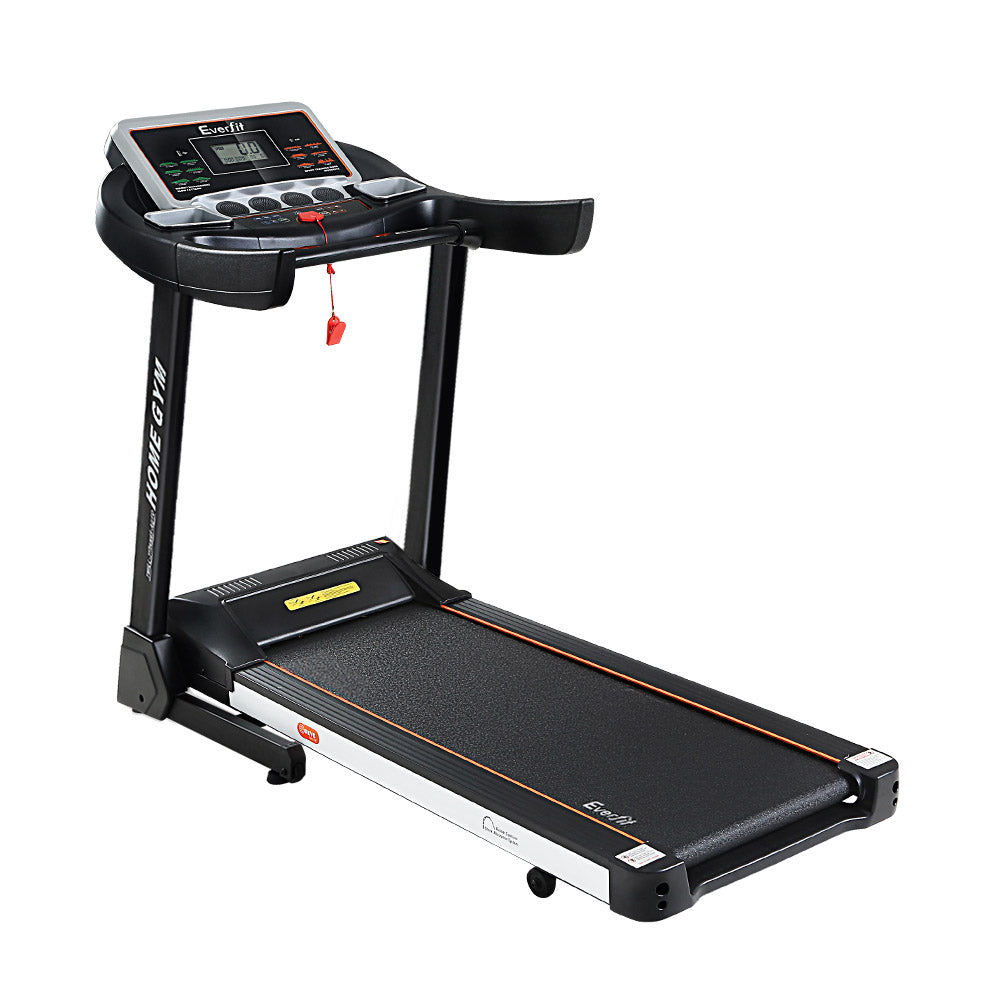 Electric Treadmill 45cm Incline Running Home Gym Fitness Machine Black