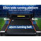 Electric Treadmill 45cm Incline Running Home Gym Fitness Machine Black