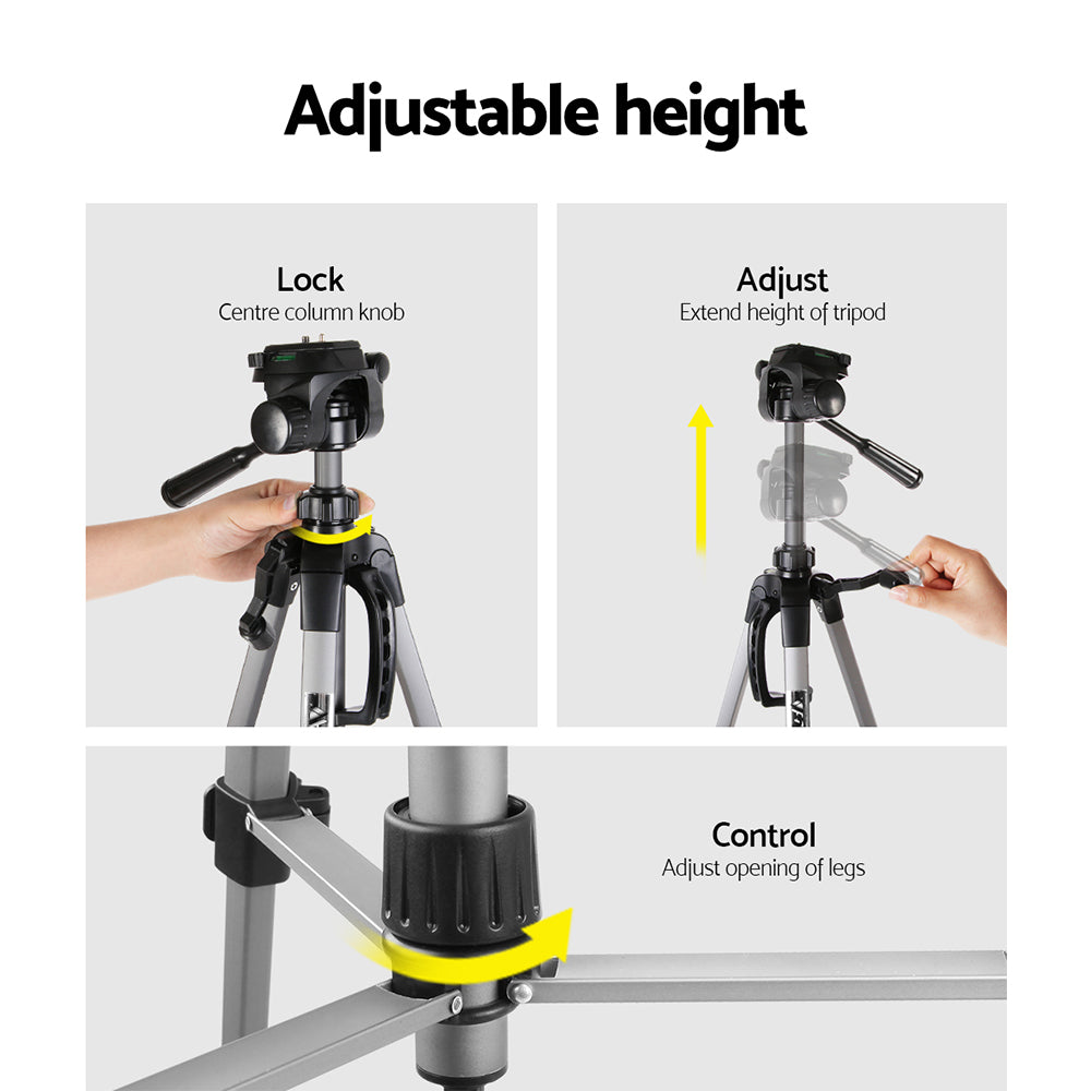 1.45M Professional Camera & Phone Tripod