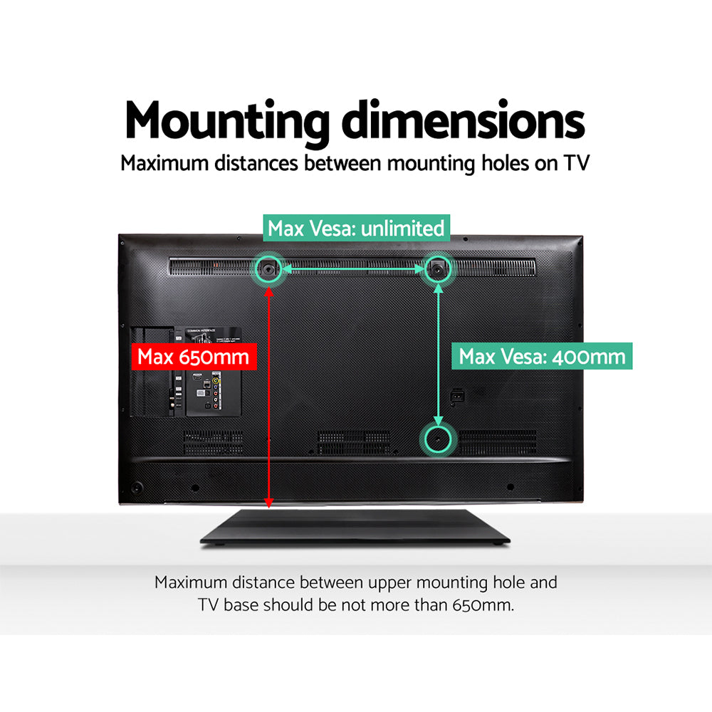 TV Mount Stand Bracket Riser Universal Table Top Desktop 32 to 65 Inch