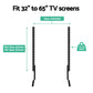 TV Mount Stand Bracket Riser Universal Table Top Desktop 32 to 65 Inch