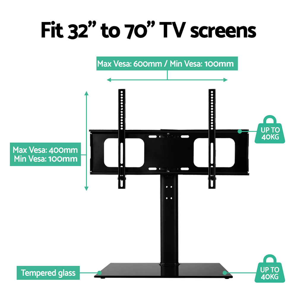 Table Top TV Swivel Mounted Stand