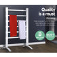 Electric Heated Towel Rail Rack Rails Freestanding 6 Bars