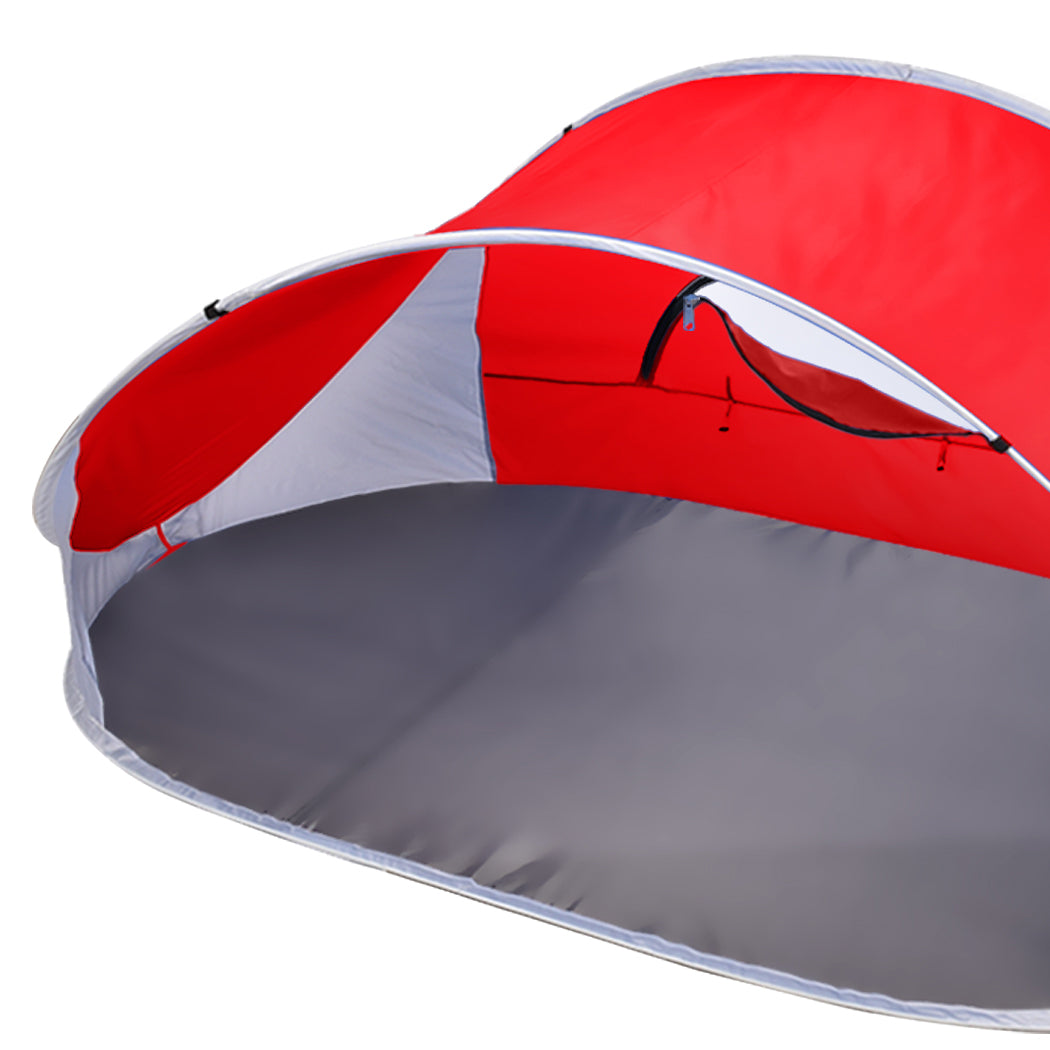 Pop Up Tent Camping Beach Tents 4 Person Portable Hiking Shade Shelter