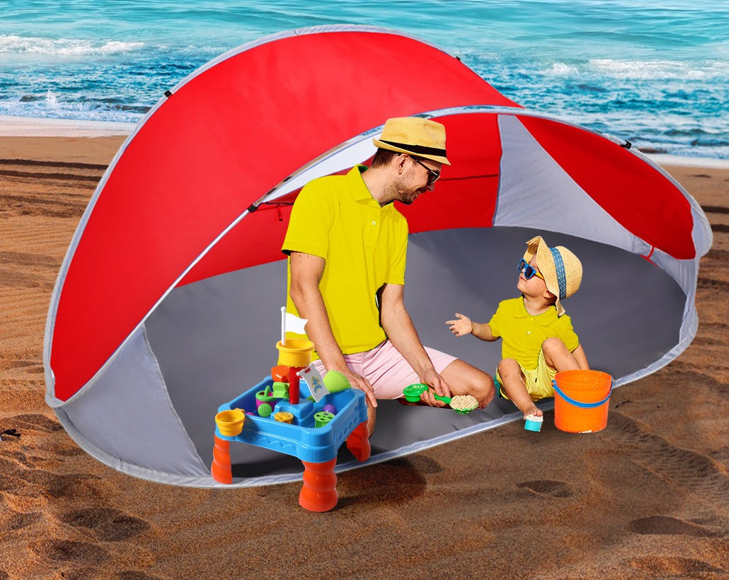 Pop Up Tent Camping Beach Tents 4 Person Portable Hiking Shade Shelter