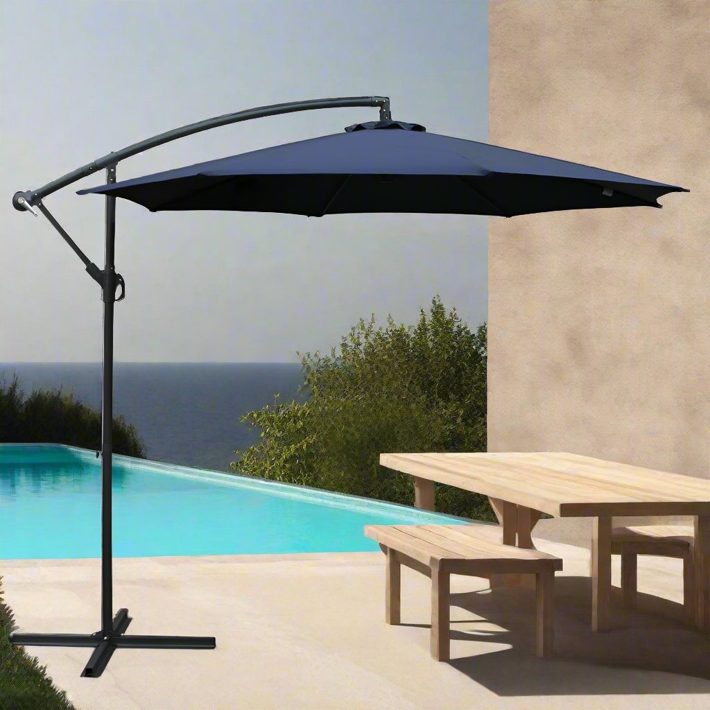 Blue Outdoor Umbrella