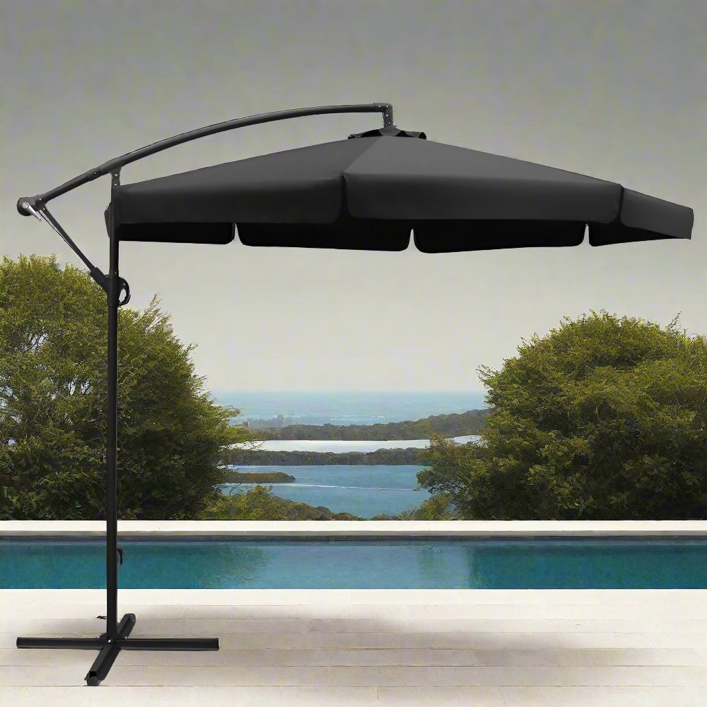 Black Outdoor Umbrella