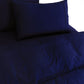 100% Egyptian Cotton Vintage Washed 500TC Navy Blue Super King Quilt Cover Set