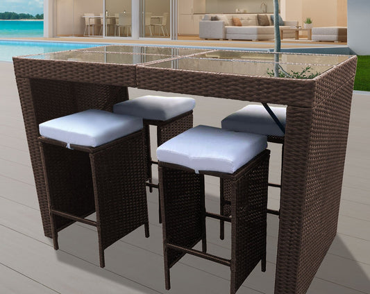 5 Piece Outdoor Bar Set