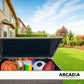 Furniture Outdoor Rattan Storage Box Garden Toy Tools Shed UV Resistant - Oatmeal