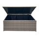 Furniture Outdoor Rattan Storage Box Garden Toy Tools Shed UV Resistant - Oatmeal