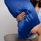 Luxury Satin Pillowcase Twin Pack Size With Gift Box Luxury  - Navy Blue