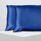 Luxury Satin Pillowcase Twin Pack Size With Gift Box Luxury  - Navy Blue