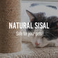 Cat Tree Scratching Post House Furniture Bed Luxury Plush Play 200cm - Grey
