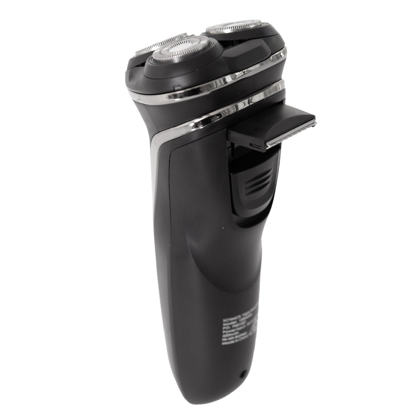 Schmick Triple Head Cordless Shaver Convenient Water Resistant USB Charge Black