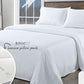 Bamboo Blend Sheet Set 1000TC and Bamboo Pillows 2 Pack Ultra Soft - King - White