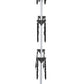 Folding 3 Tier Clothes Laundry Drying Rack with Stainless Steel Tubes for Indoor & Outdoor Home