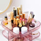 360 Rotating Large Capacity Makeup Organizer for Bedroom and Bathroom (Pink)